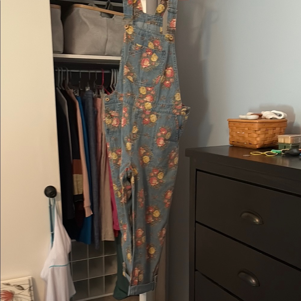 April Cornell Blue Denim Overalls